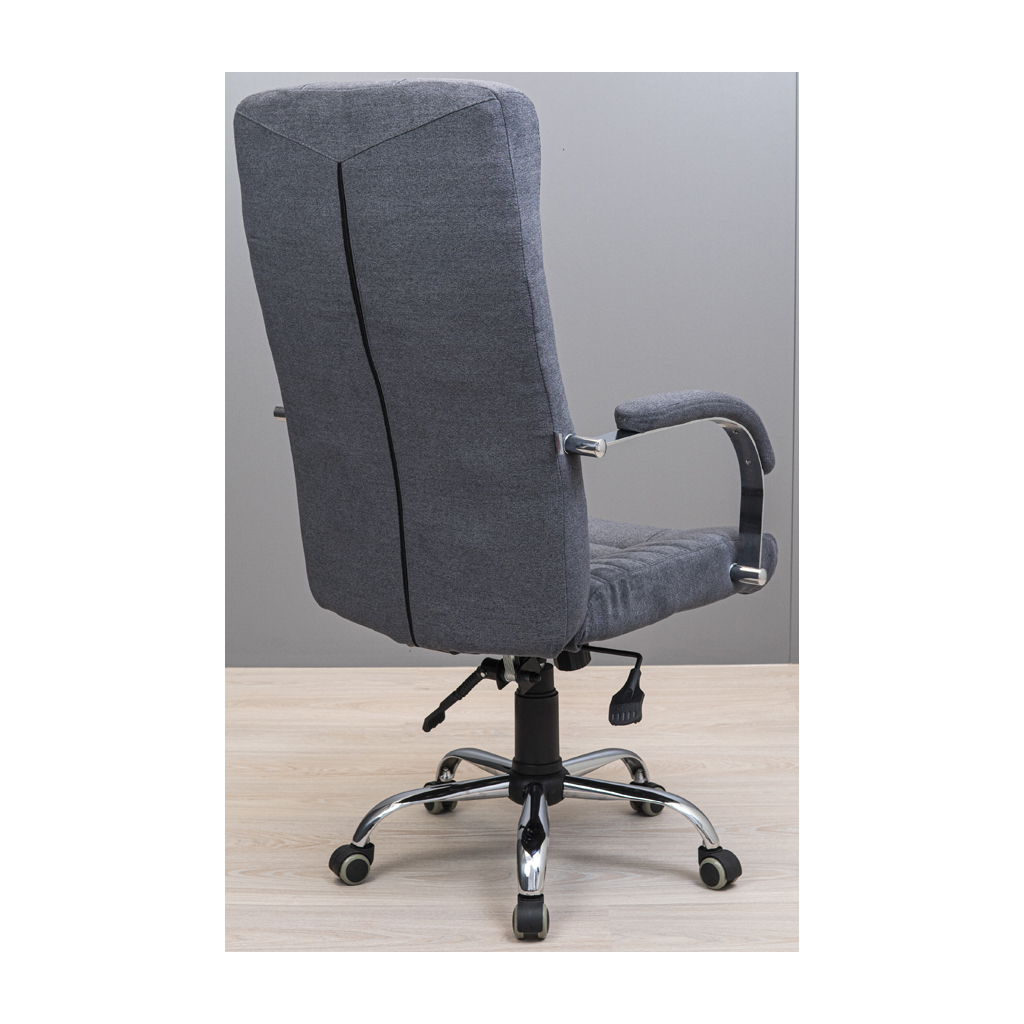 Офісне крісло Richman Атлант Хром П1 M-2 (Anyfix) Місті ДК Грей (R00000049543) - зображення 4