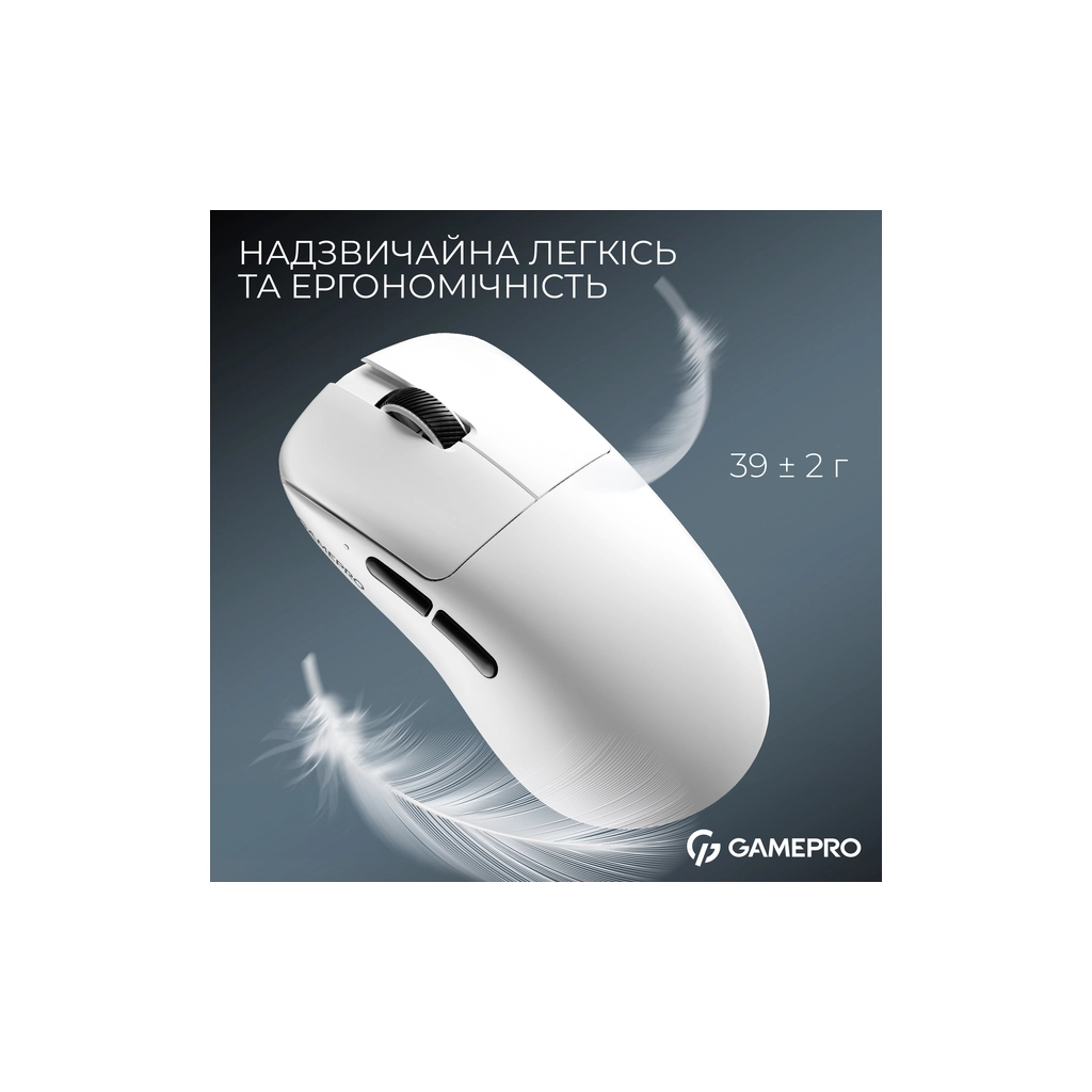 Мишка GamePro Asgard Odin 8K Wireless/USB White (GM035W) - зображення 7