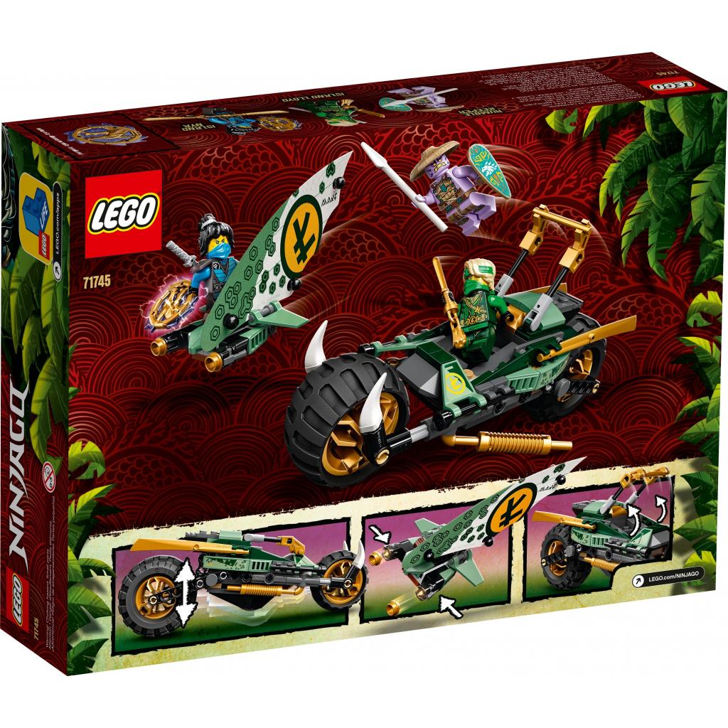 Конструктор LEGO Ninjago Мотоцикл Ллойда для джунглів (71745) - зображення 9