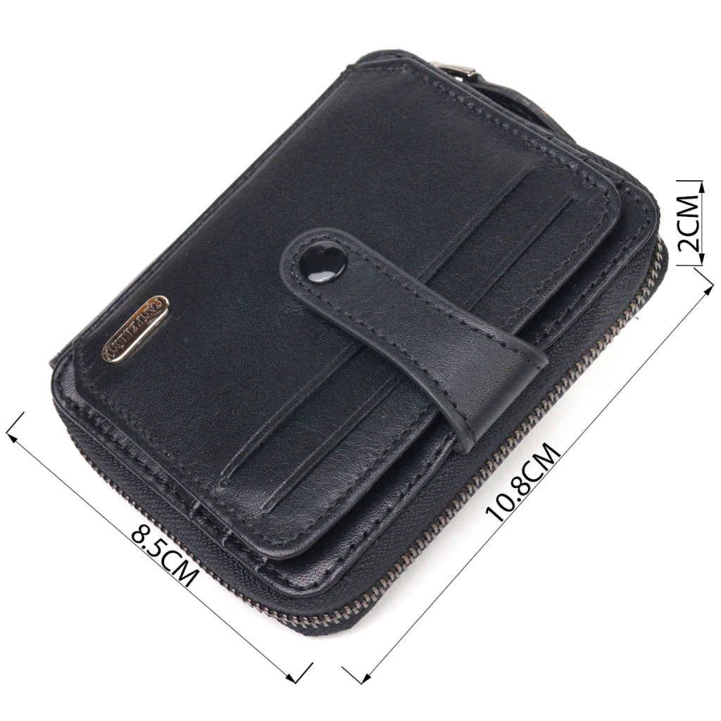 Портмоне Canpellini З натуральної шкіри Чорне (21492) - зображення 3