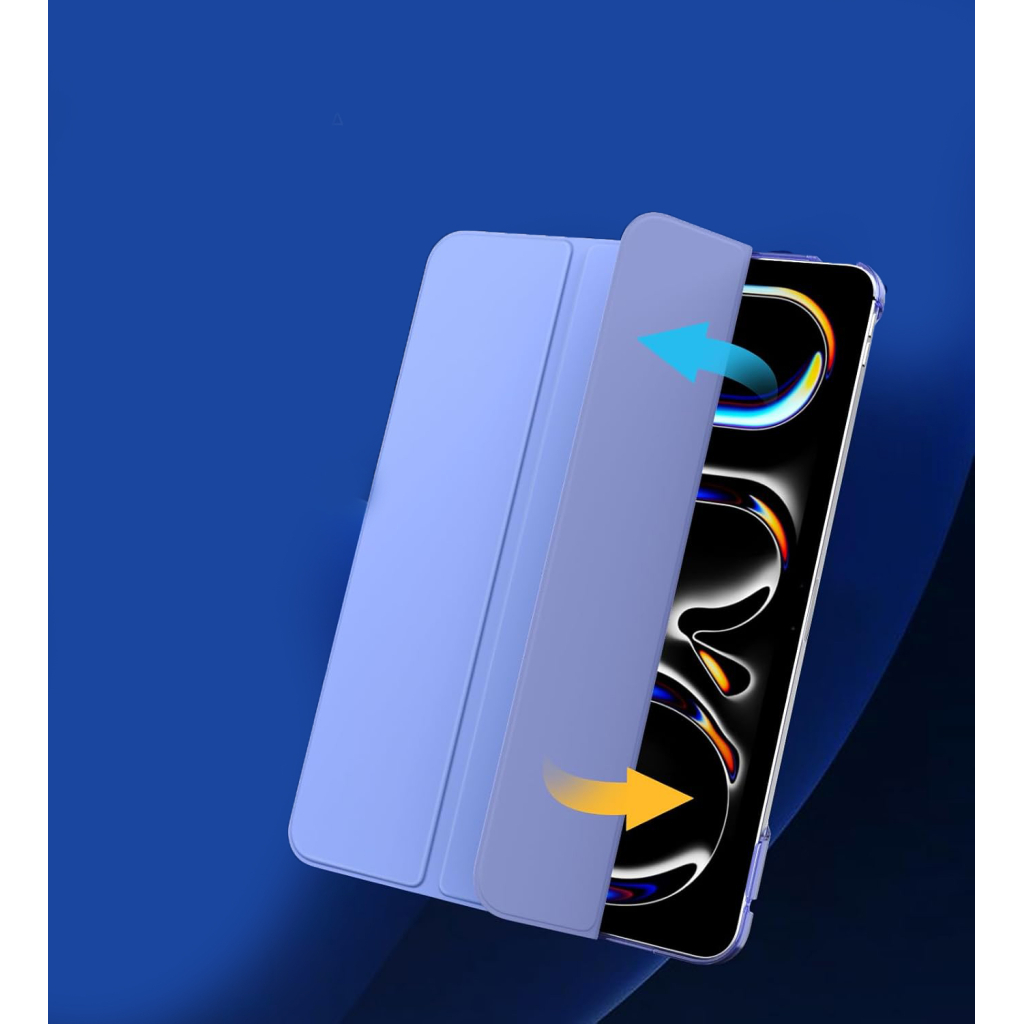 Чохол до планшета BeCover Tri Fold Hard Apple iPad Pro 13" M4 2024 Purple (711733) - зображення 5