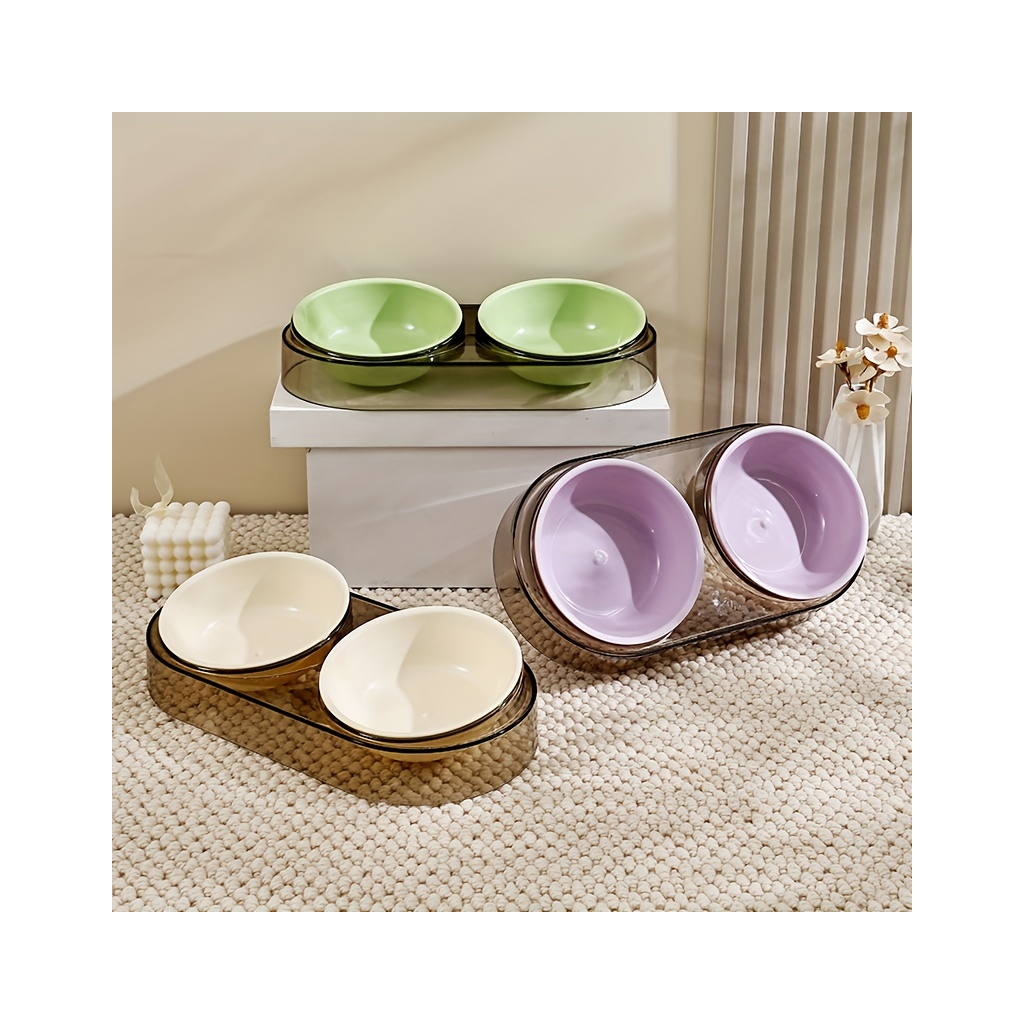 Посуд для котів Me&Pet Миска подвійна зелена (NMP28-2) - изображение 10