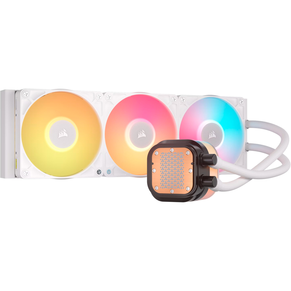 Система рідинного охолодження Corsair iCUE LINK TITAN 360 RX LCD White AIO (CW-9061026-WW) - зображення 2