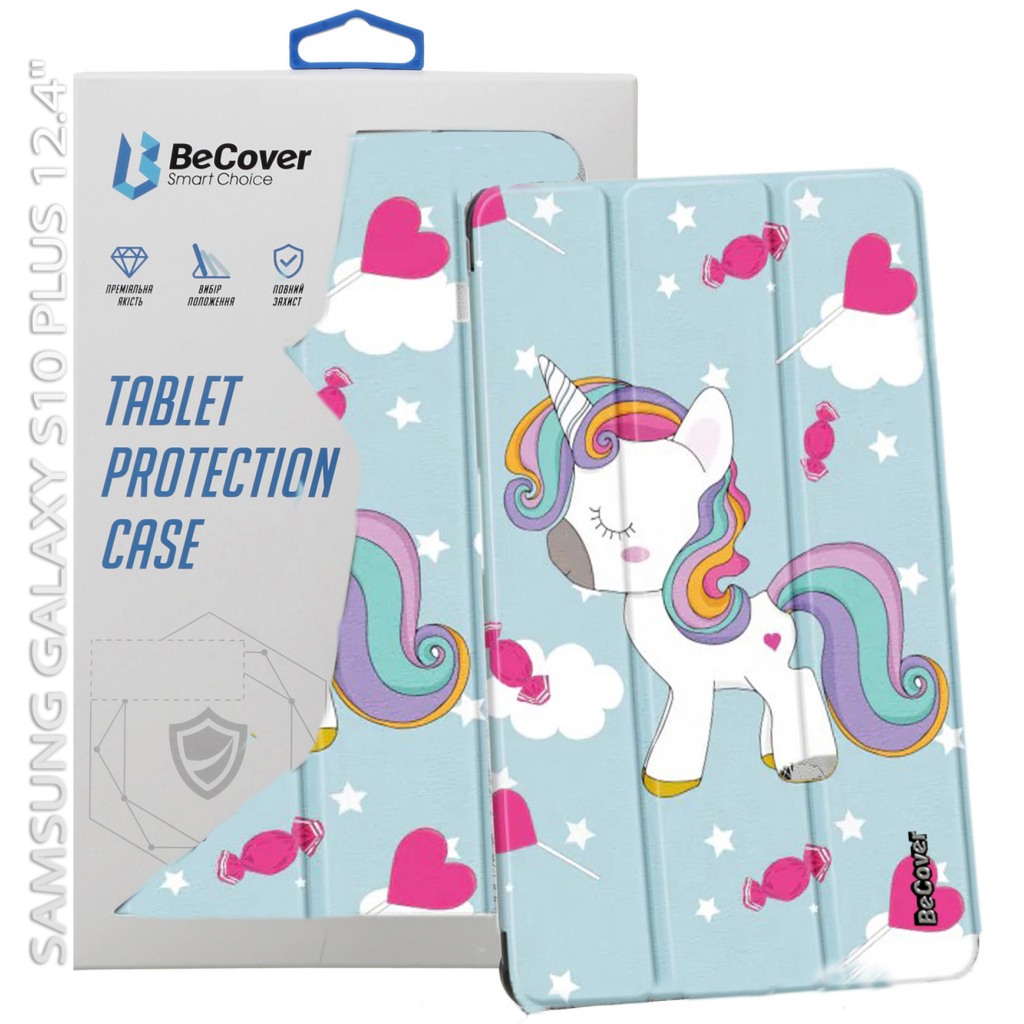 Чохол до планшета BeCover Smart Case Samsung Galaxy Tab S10 Plus (SM-X820/SM-X826) 12.4" Unicorn (712251) - зображення 6