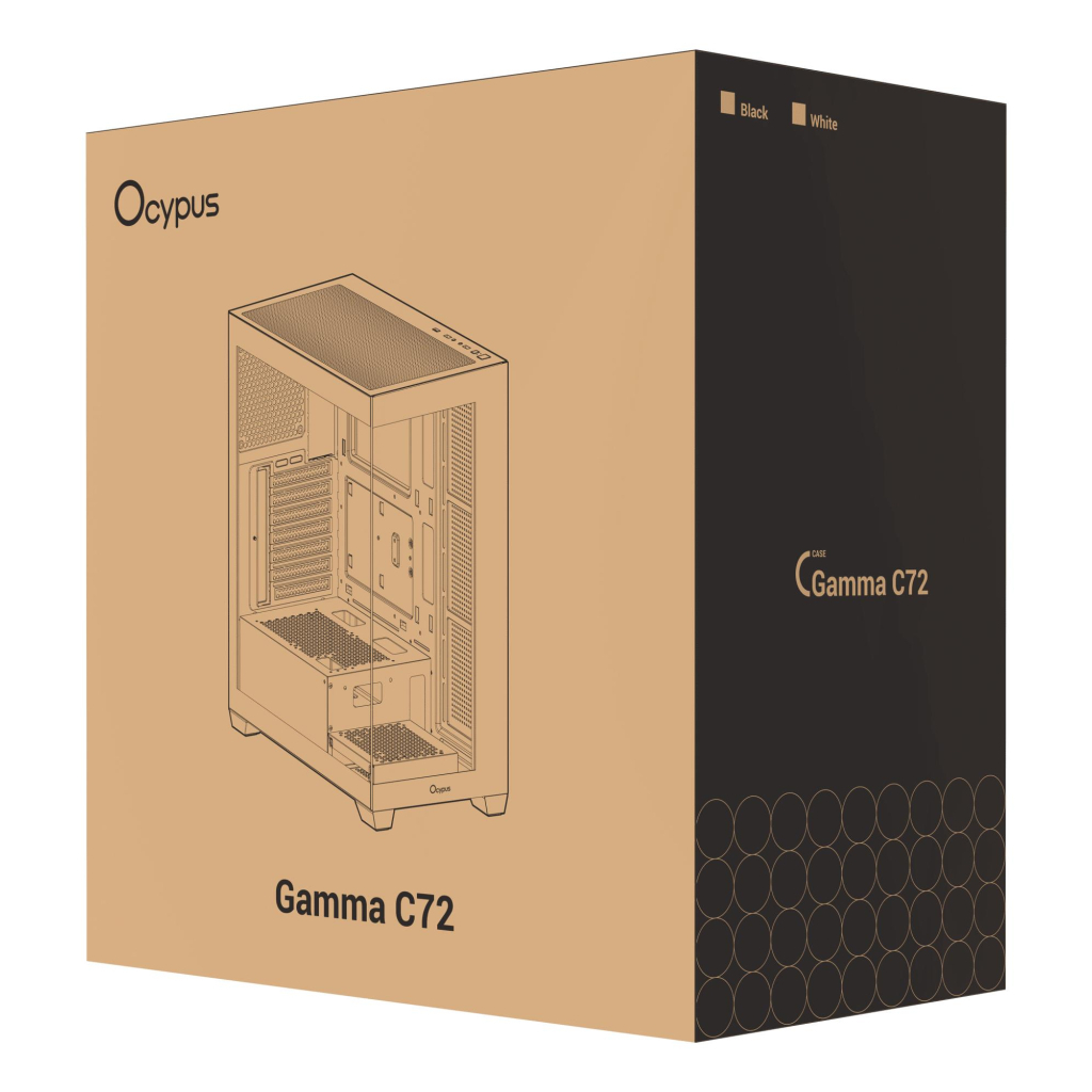 Корпус для ПК OCYPUS GAMMA C72 BK (GAMMA-C72-BKD000XX-GL) - зображення 9