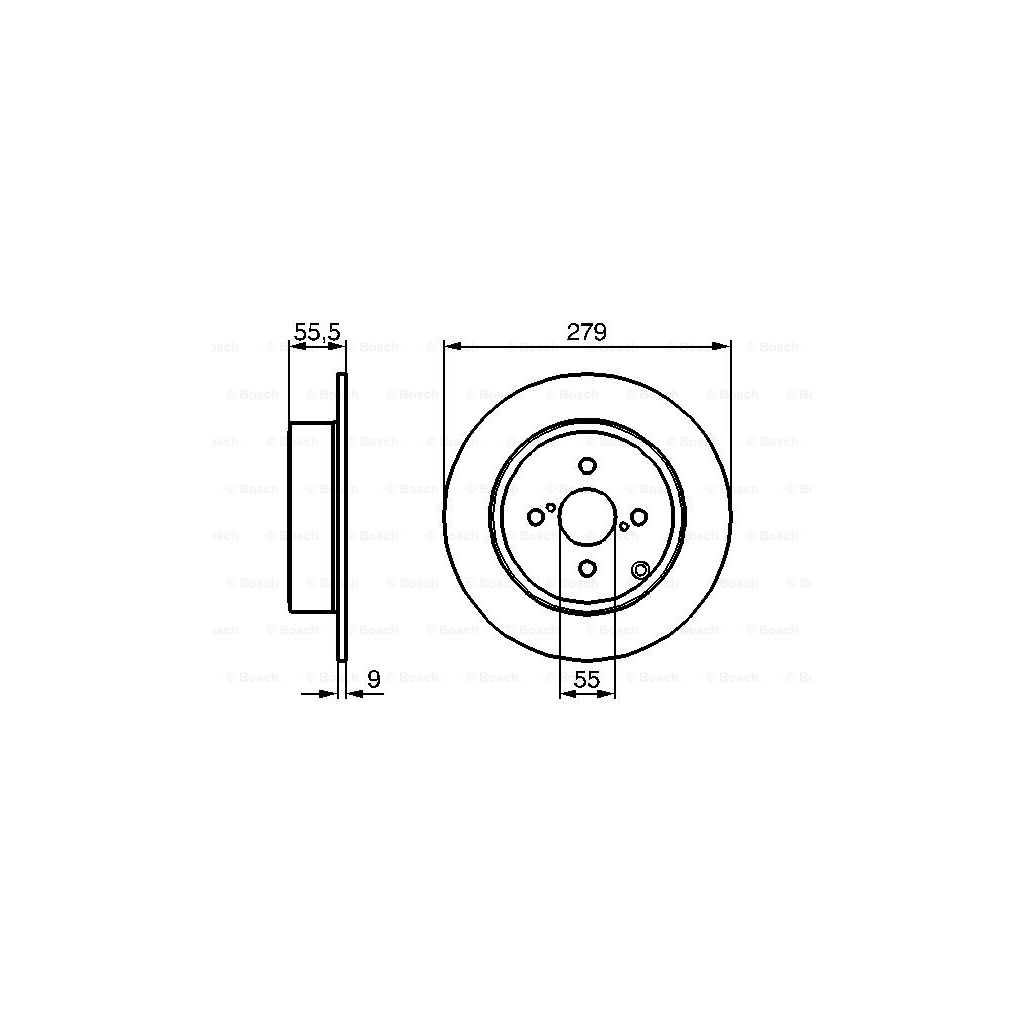 Гальмівний диск Bosch 0 986 479 149 - зображення 5