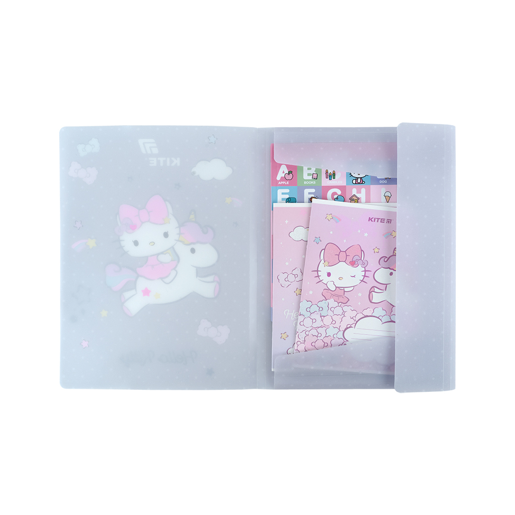 Папка на резинках Kite A4 Hello Kitty (HK25-247-3) - изображение 4