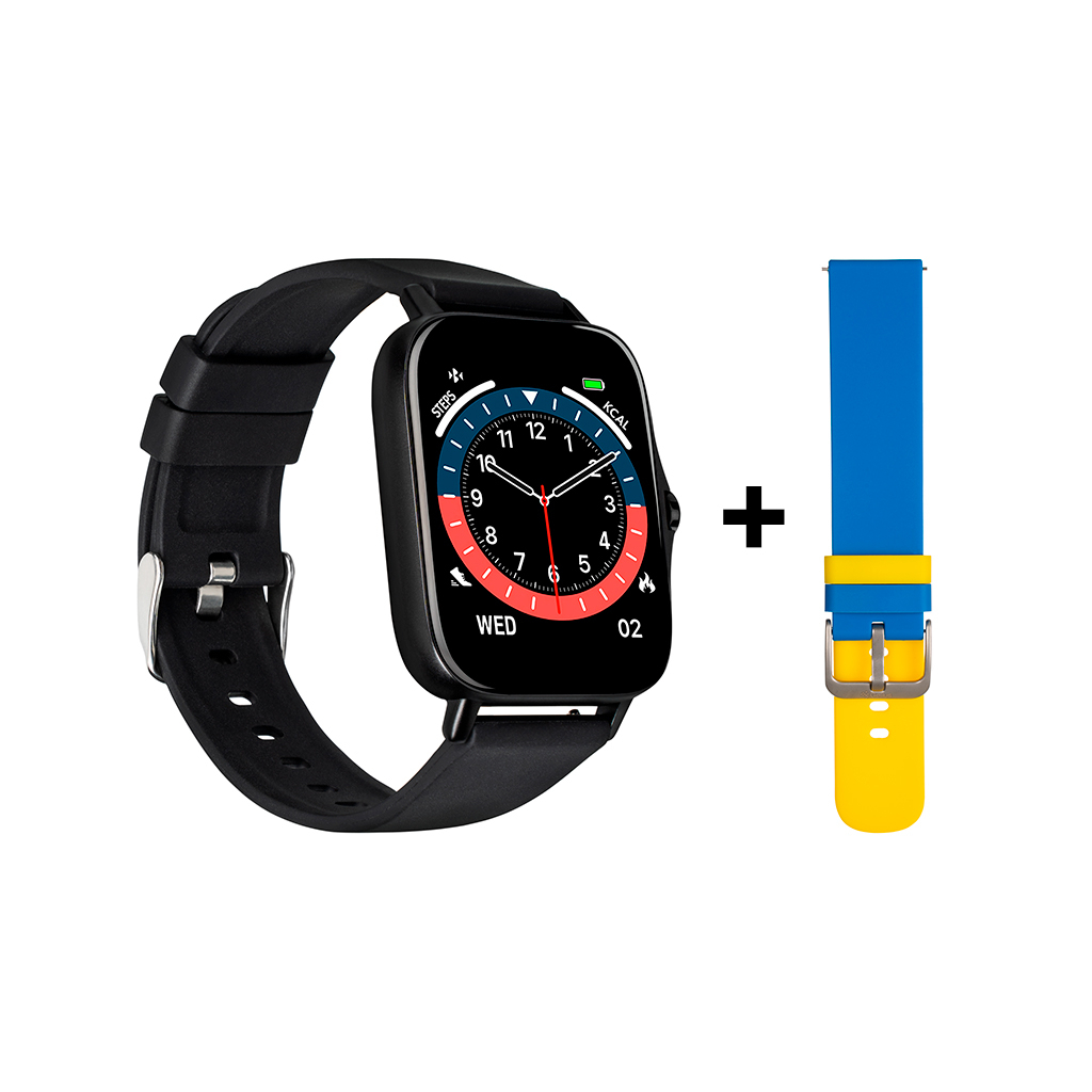 Смарт-годинник Gelius Pro GP-SW004 (AMAZWATCH GT2) Bluetooth Call (IPX7) Black (GP-SW004 Black) - зображення 1