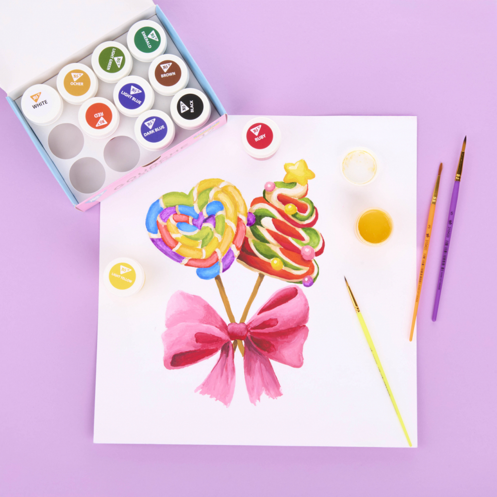 Гуашеві фарби Yes Pusheen 12 кольорів по 20 мл (230402) - изображение 7