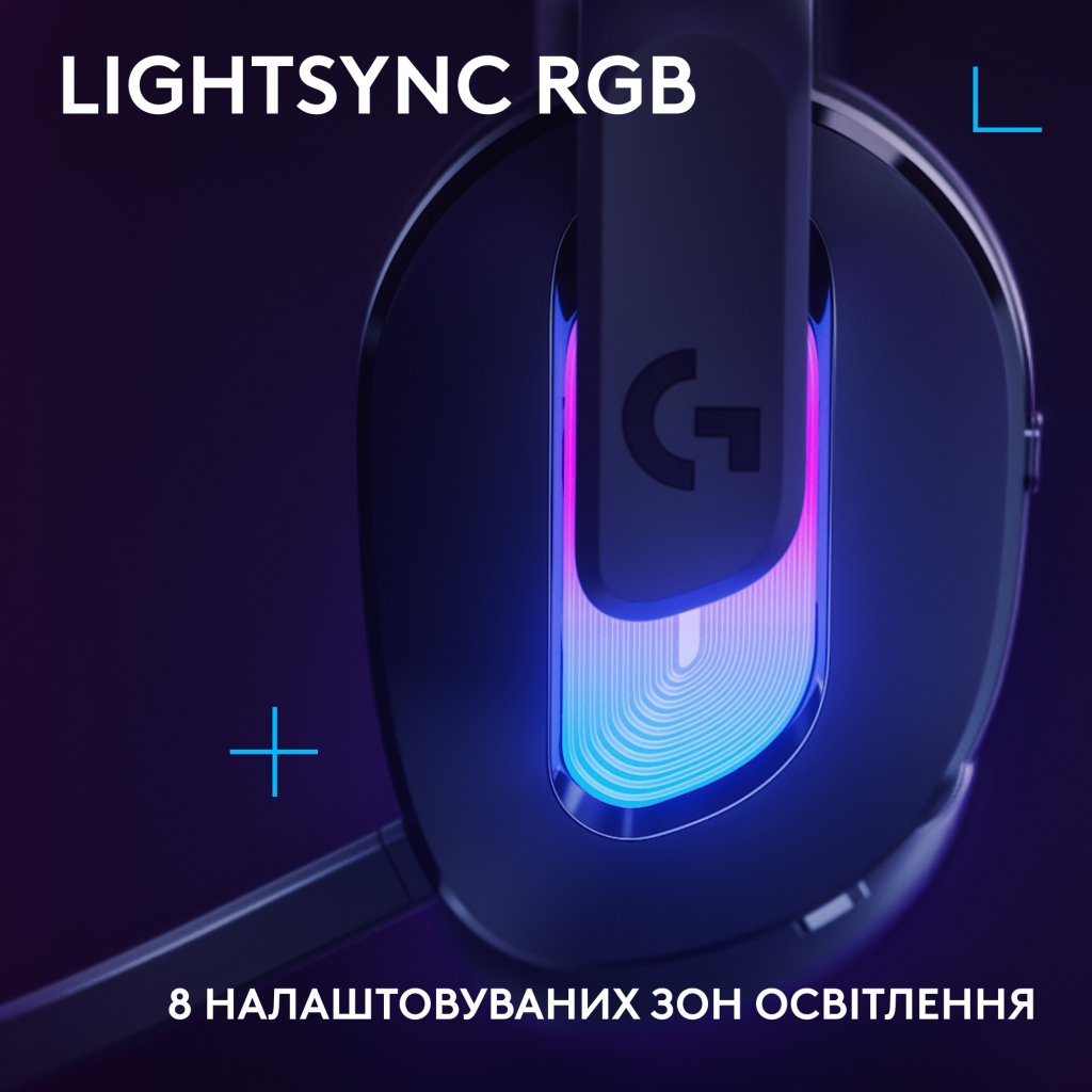 Навушники Logitech G522 Lightspeed Wireless Gaming Headset Black (981-001544) - зображення 4