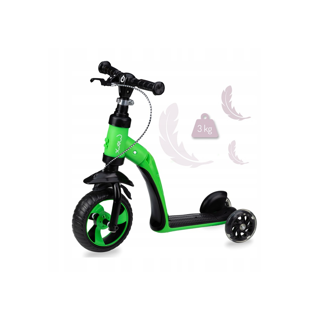 Самокат MoMi Elios 2 в 1 біговел Зелений (ROBI00031) - зображення 5