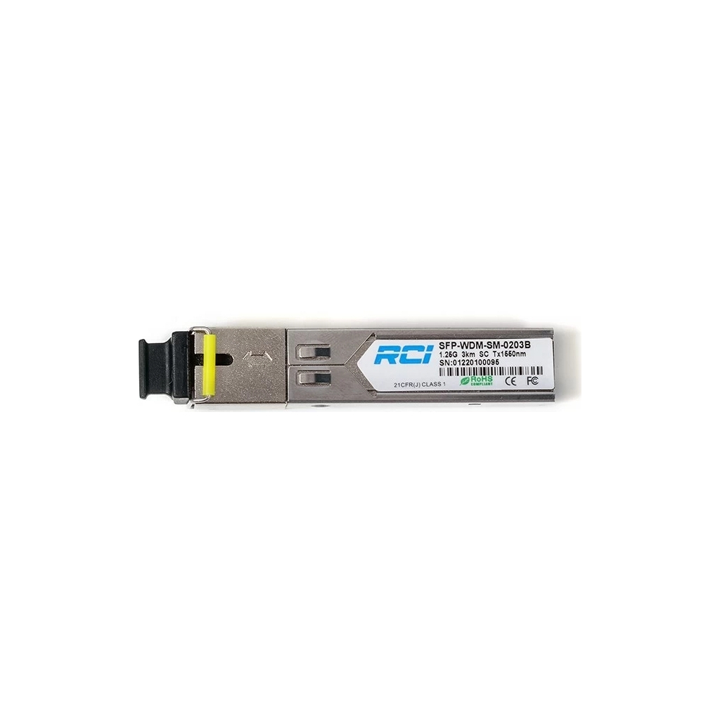 Модуль SFP 1G, 3km, SC, Tx 1550nm RCI (SFP-WDM-SM-0203B) - зображення 1
