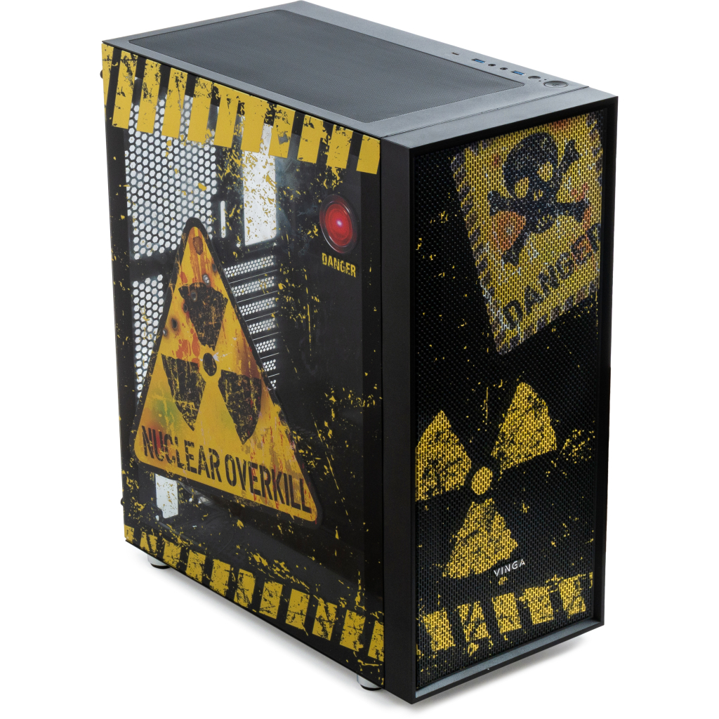 Корпус Vinga Pillar Black Radiation (01230011781) - зображення 6