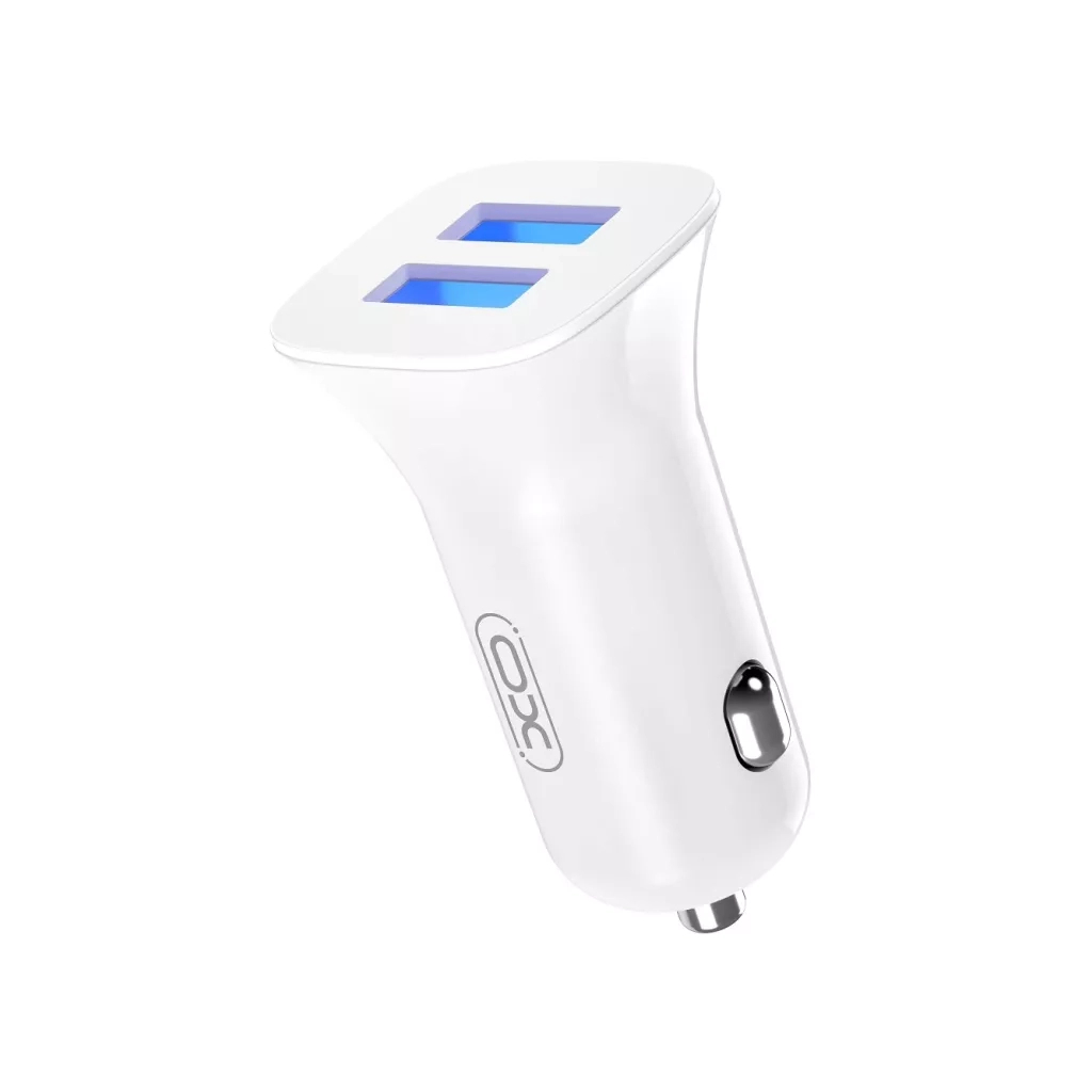 Зарядний пристрій XO TZ10 2.4A/2 USB + Type-C White (XO-TZ10-TC-WH) - зображення 2