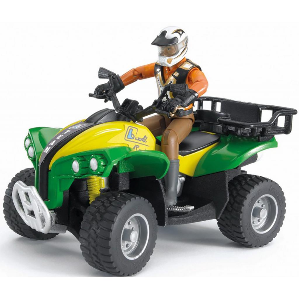 Спецтехніка Bruder квадроцикл і фігурка водія (63000) - зображення 1