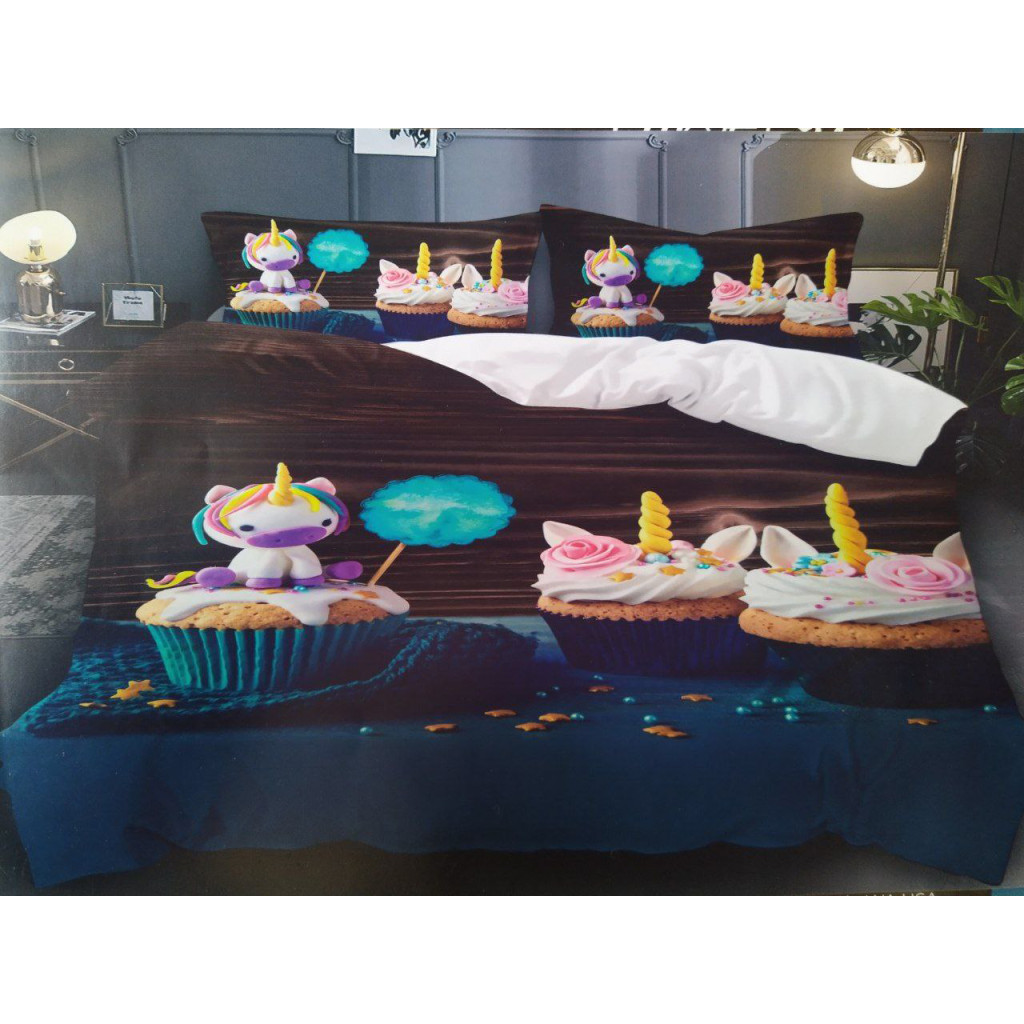 Постільна білизна ШЕМ Royal Satin Kids Дитяча 150х215 (Kids_тістечко) - зображення 1