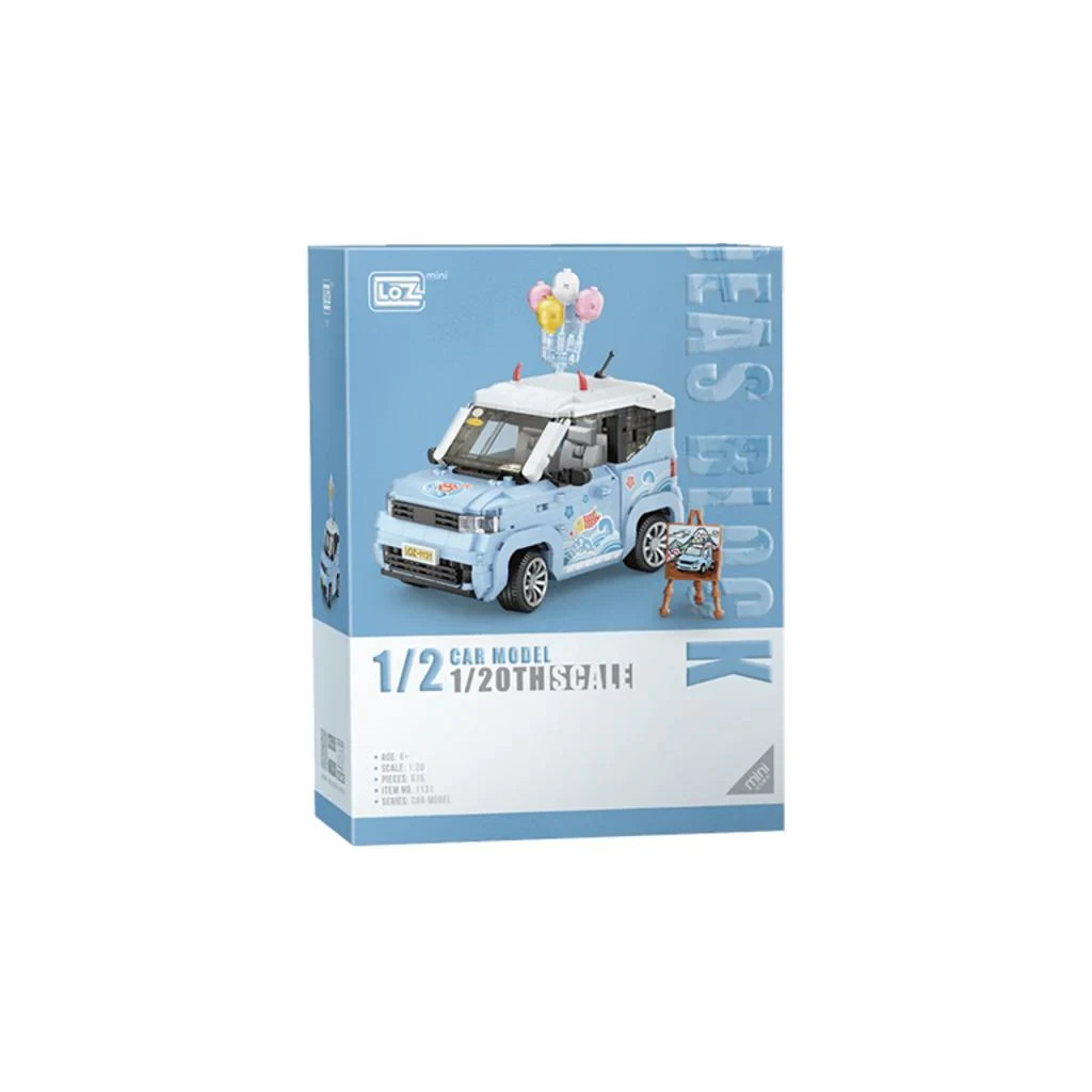 Конструктор LOZ mini Автомобіль MINI блакитний (1131) - зображення 10