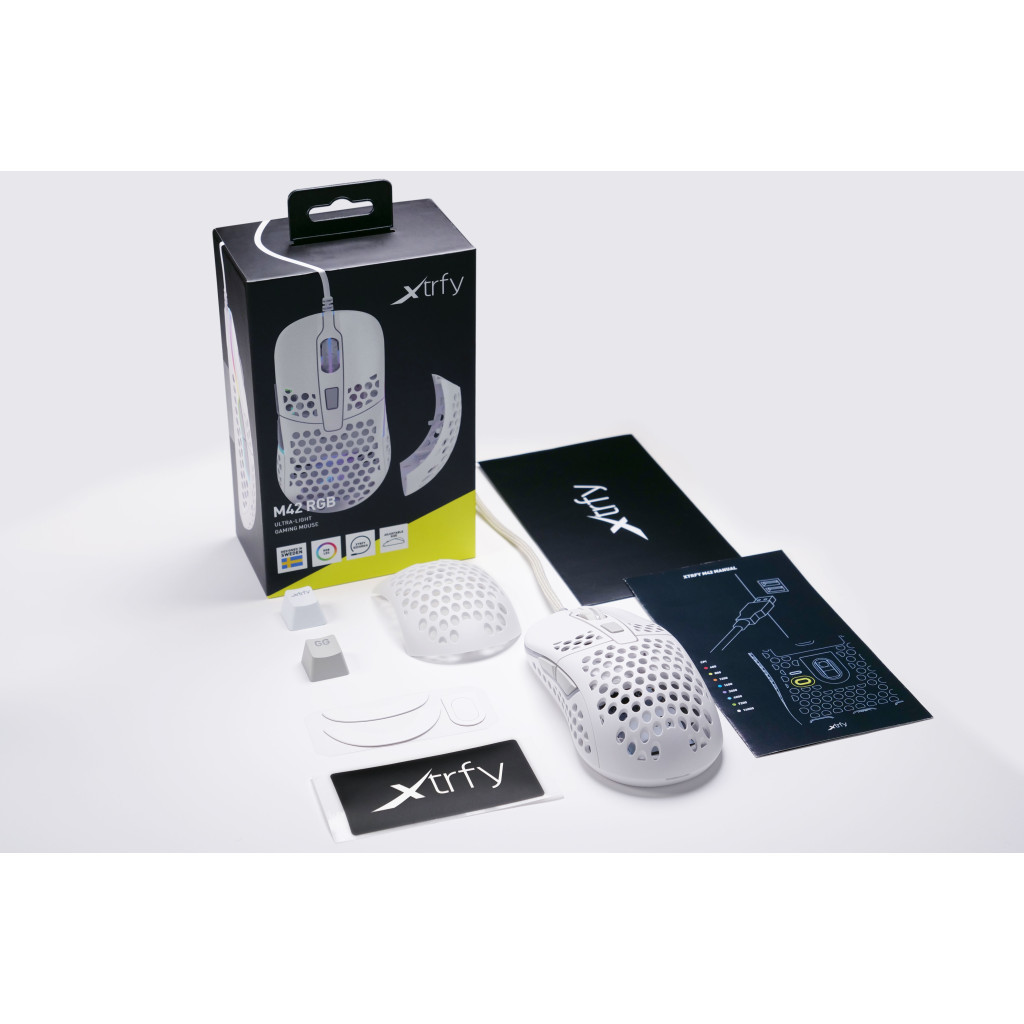 Мишка Xtrfy M42 RGB White (XG-M42-RGB-WHITE) - зображення 12