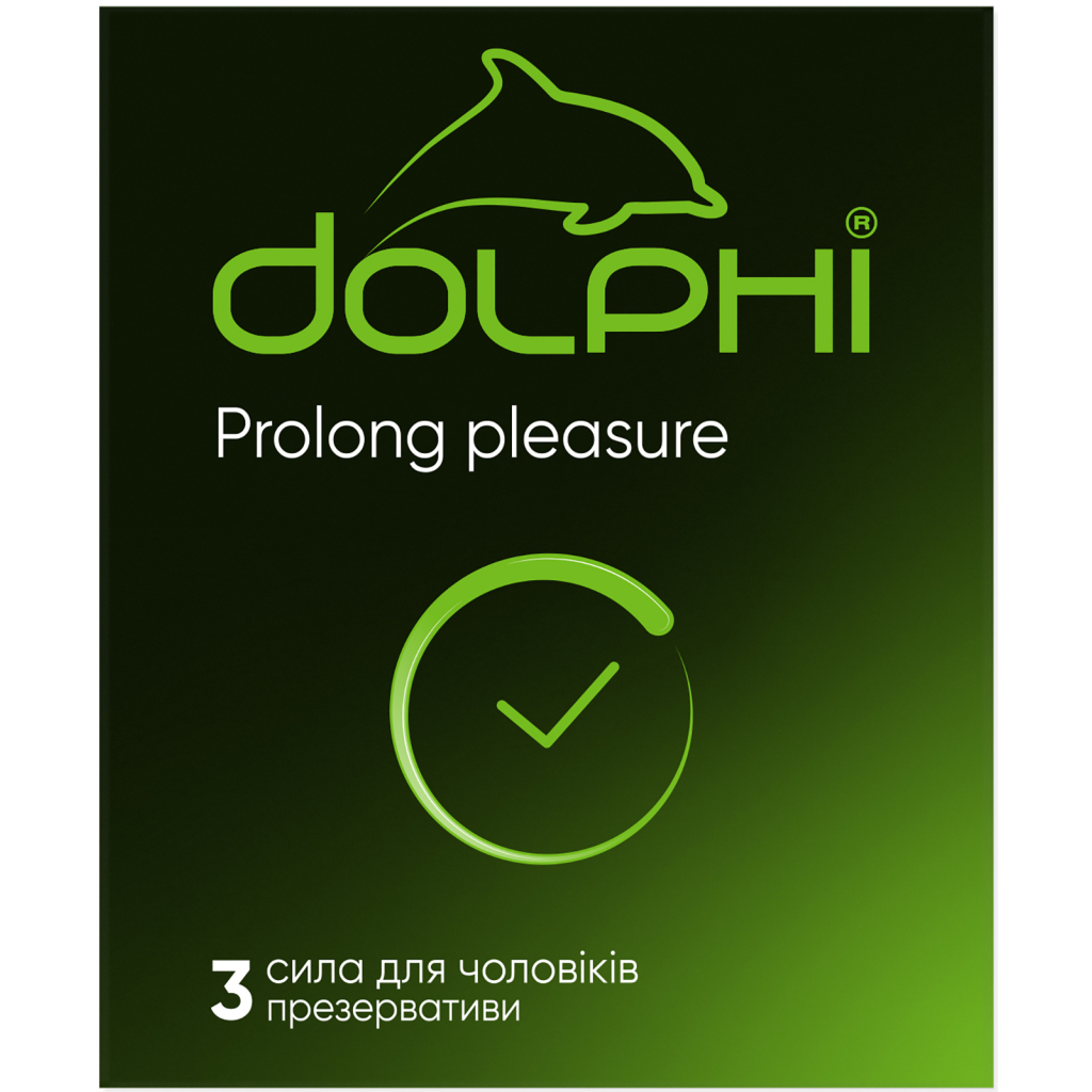 Презервативи Dolphi Prolong Pleasure 3 шт. (4820144773037) - изображение 1