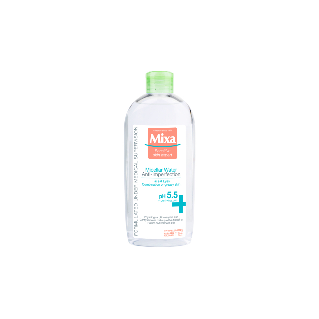 Міцелярна вода Mixa Anti-Imperfection для комбінованої шкіри 400 мл (3600550932805) - зображення 1