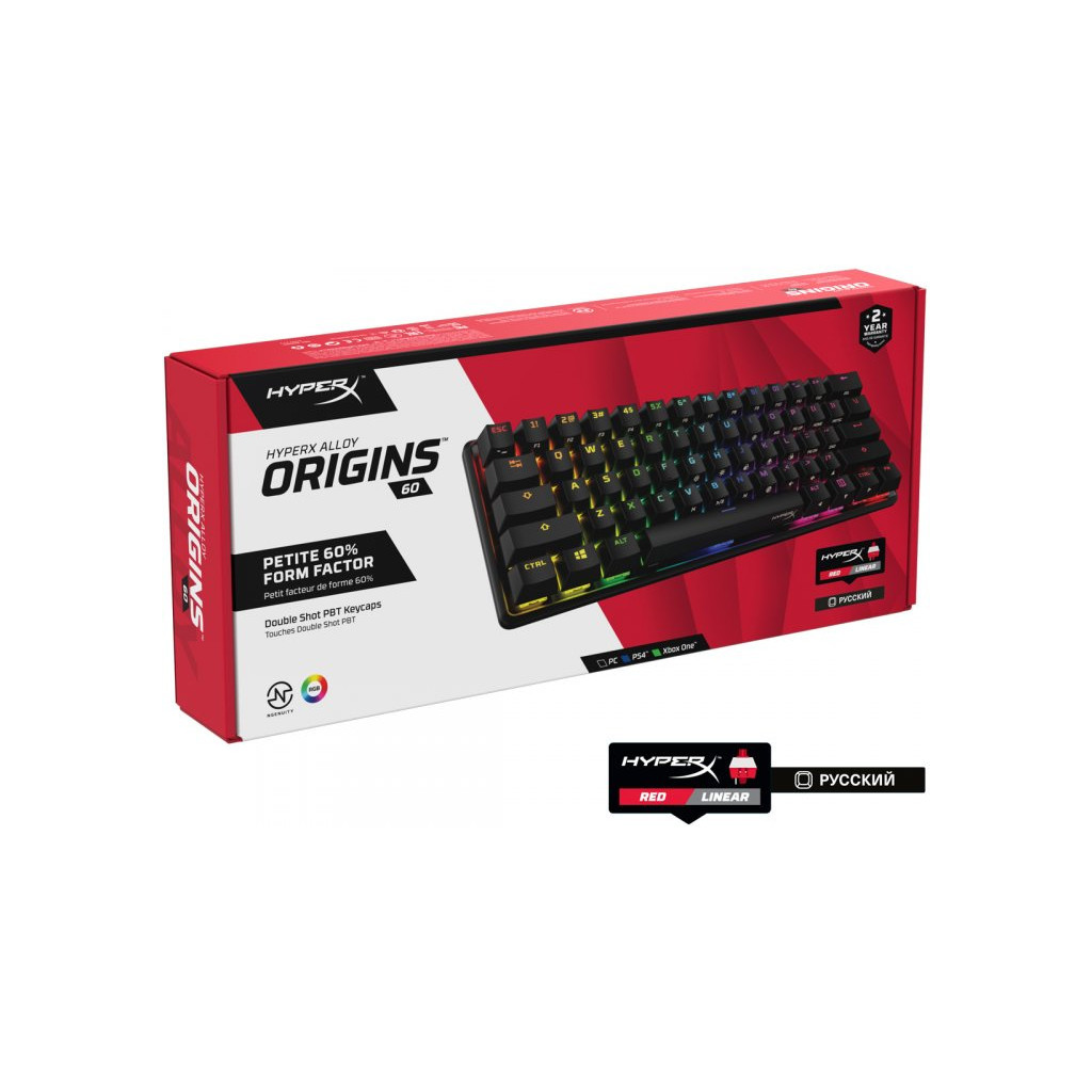 Клавіатура HyperX Alloy Origins 60 Black (4P5N0AA) - зображення 9