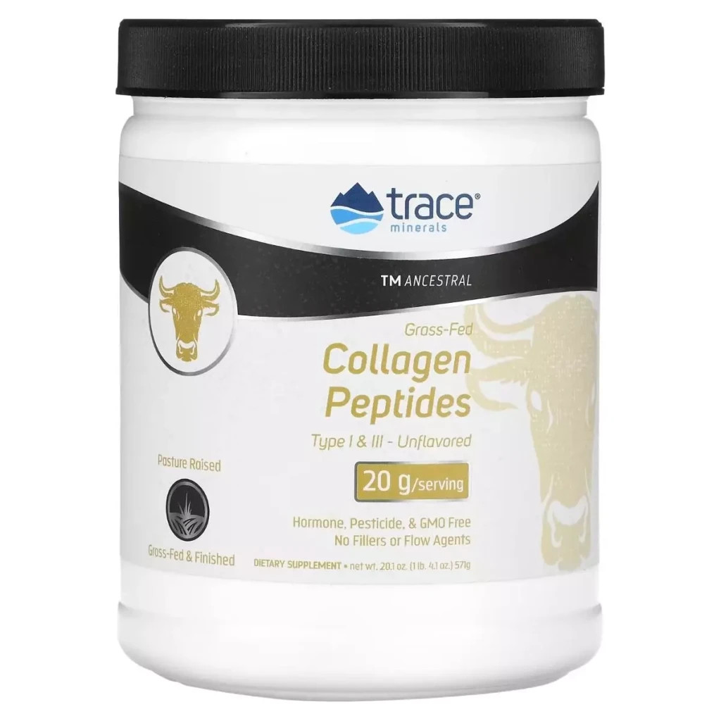 Амінокислота Trace Minerals Колагенові пептиди, Grass-Fed Collagen Peptides, 571 гр (TMR-00809) - зображення 1