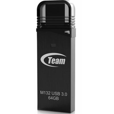 USB флеш накопичувач Team 64GB M132 Black USB 3.0 (TM13264GB01) - зображення 1