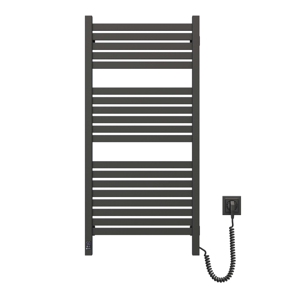 Сушарка для рушників Navin Авангард Х 1000х480 Wi-Fi правобічна чорний муар (12-272055-4810) - зображення 4