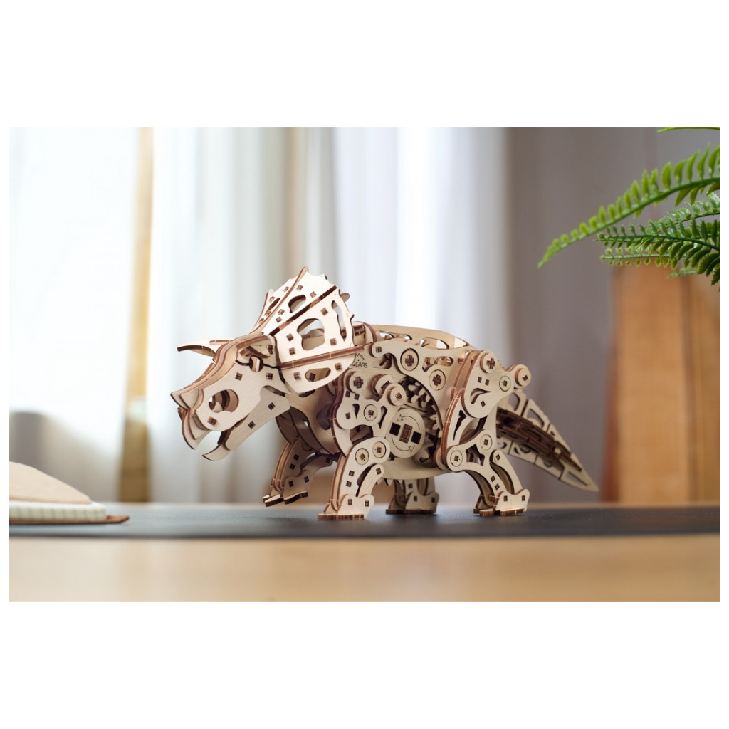 Конструктор Ugears Трицератопс (6337517) - зображення 8