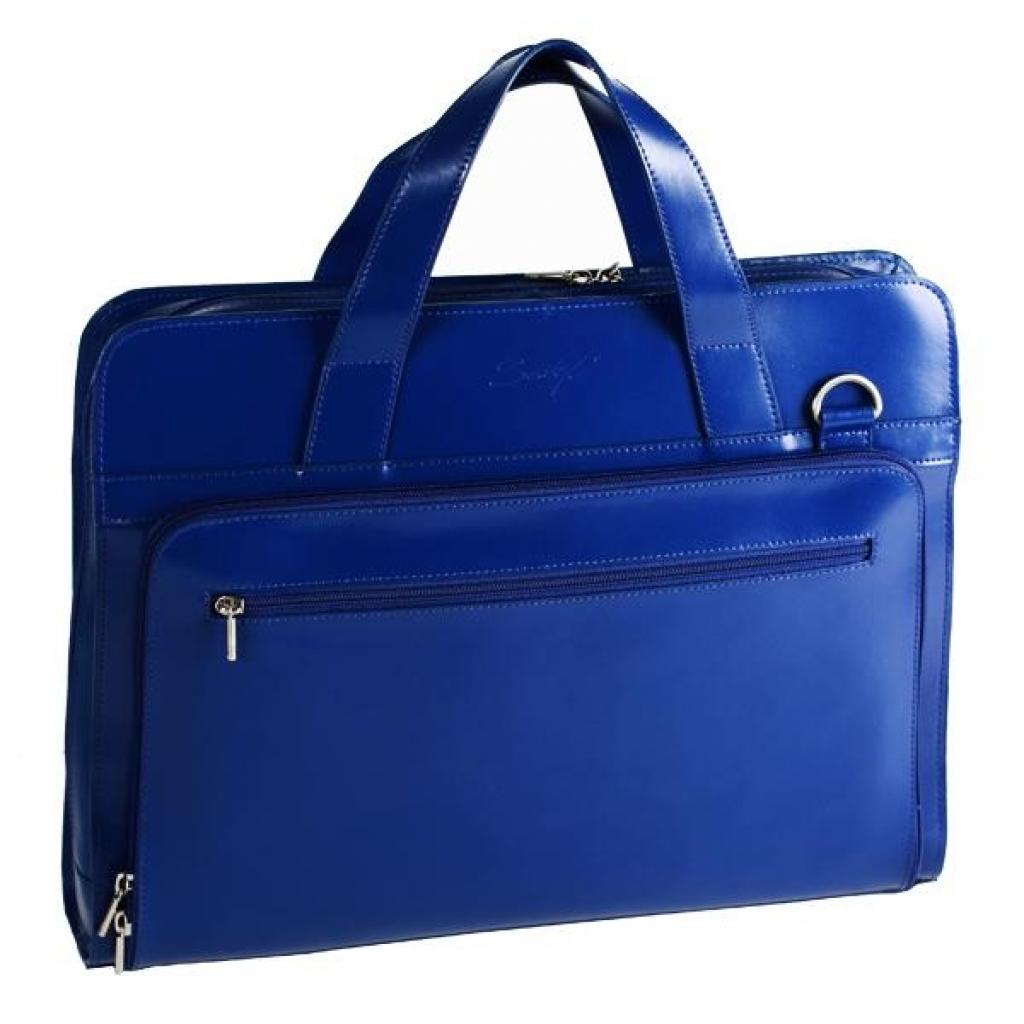 Сумка для ноутбука Sumdex 15.4" SLN-062 NV Blue leather - зображення 1