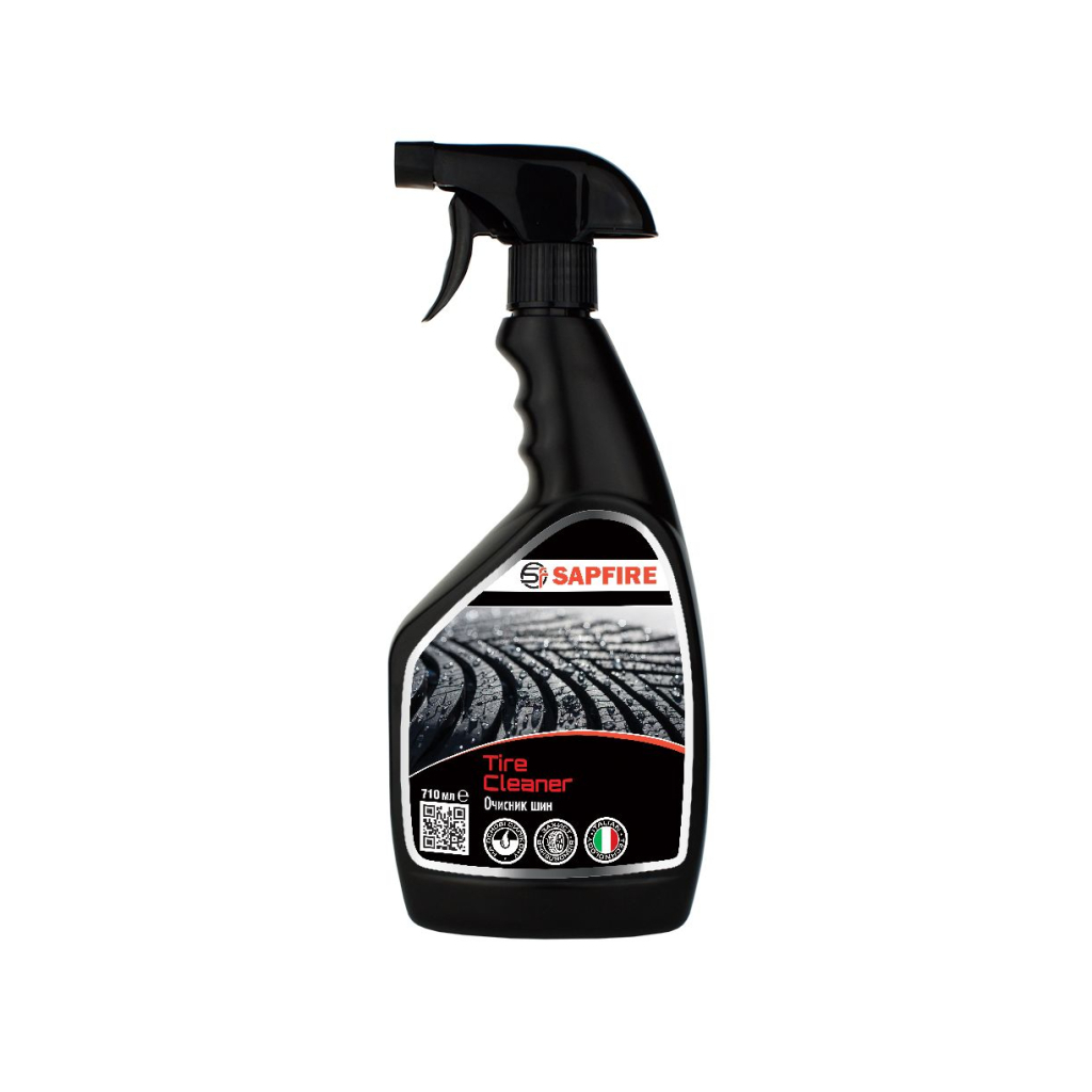 Автомобільний очисник SAPFIRE Очищувач шин Tire Cleaner 710 мл (748407) - изображение 1