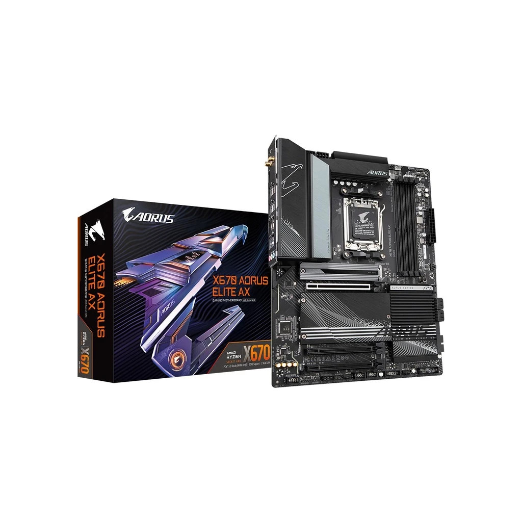 Материнська плата GIGABYTE X670 AORUS ELITE AX - зображення 2