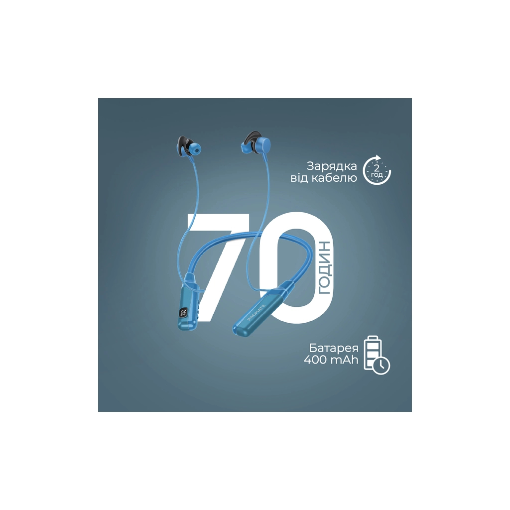 Навушники Promate Blend Blue (blend.blue) - зображення 6