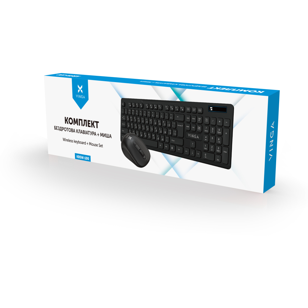 Комплект Vinga KBSW-100 Black - зображення 4