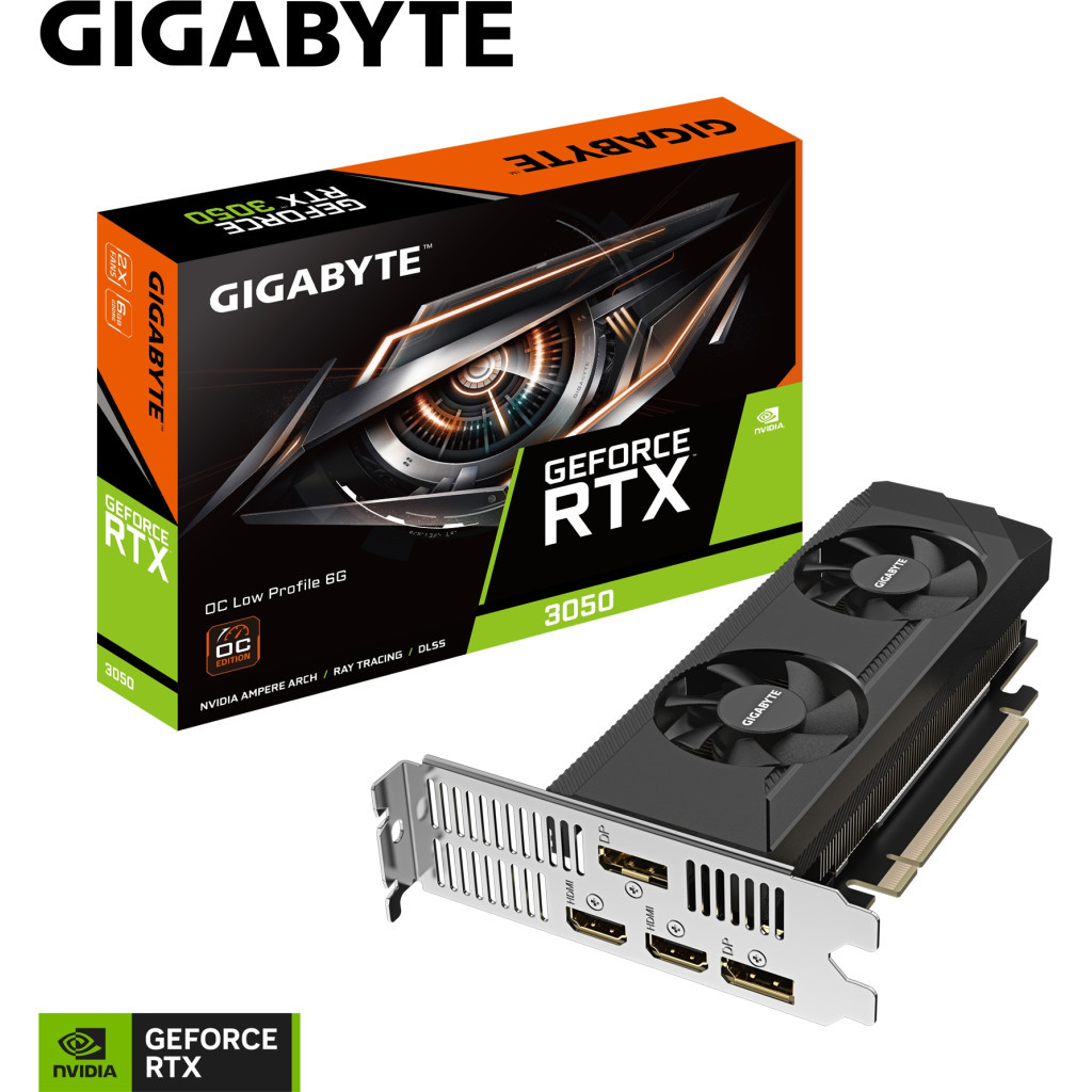 Відеокарта GIGABYTE GeForce RTX3050 6Gb OC LP (GV-N3050OC-6GL) - зображення 8