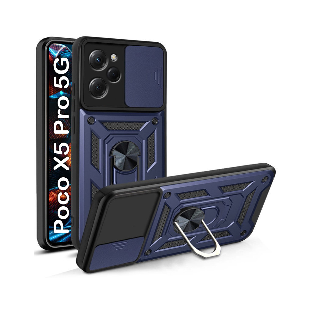 Чохол до мобільного телефона BeCover Military Poco X5 Pro 5G Blue (709115) - зображення 1