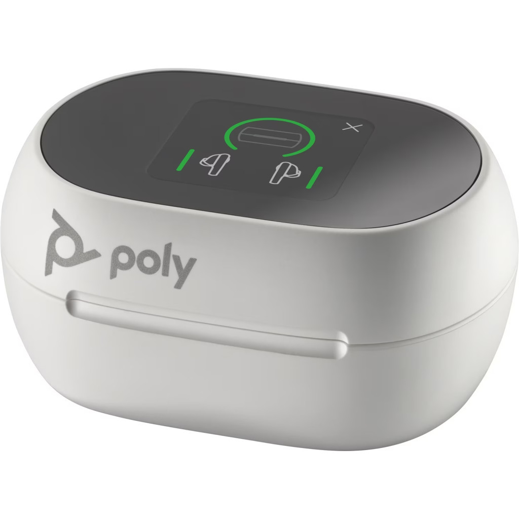 Навушники Poly Voyager Free 60+ Earbuds + BT700A + TSCHC White (7Y8G5AA) - зображення 4