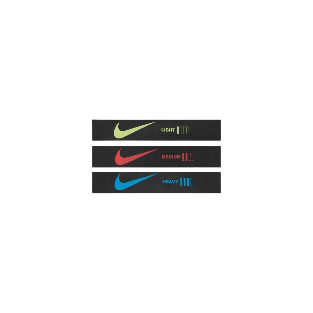 Еспандер Nike Resistance Bands Mini 3 PK NS чорний 3 шт N.100.6723.013.NS (887791406569) - зображення 2