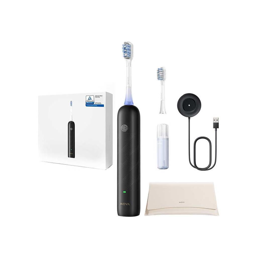 Електрична зубна щітка MOVA Fresh Pro Black (ATB15A-BK) - зображення 1