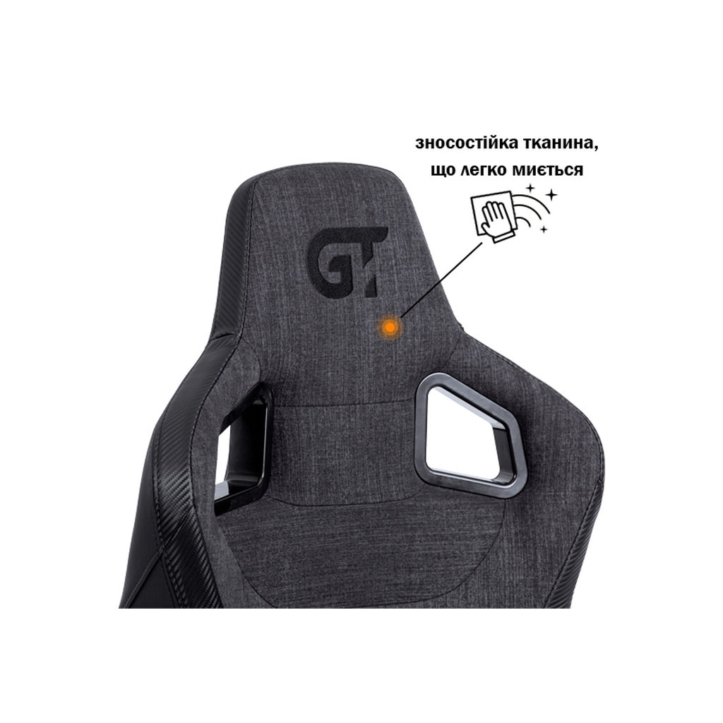 Крісло ігрове GT Racer X-8005 Dark Gray/Black - зображення 6