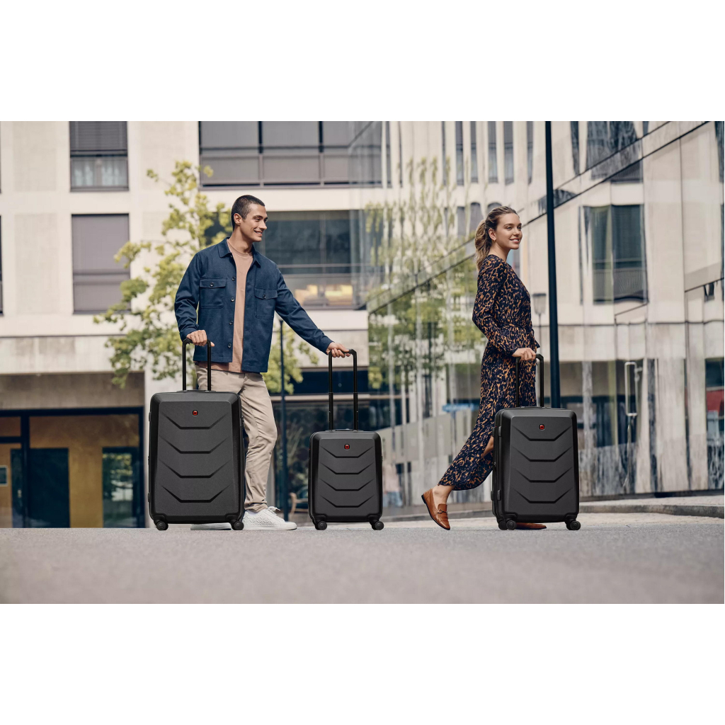 Валіза Wenger Prymo, мала, пластик, 4 колеса, чорна (612536) - зображення 2