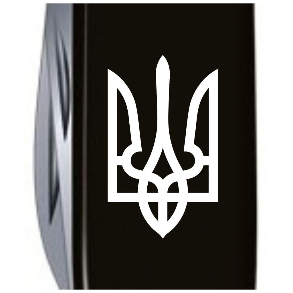 Ніж Victorinox Spartan Ukraine Black "Тризуб" (1.3603.3_T0010u) - зображення 4