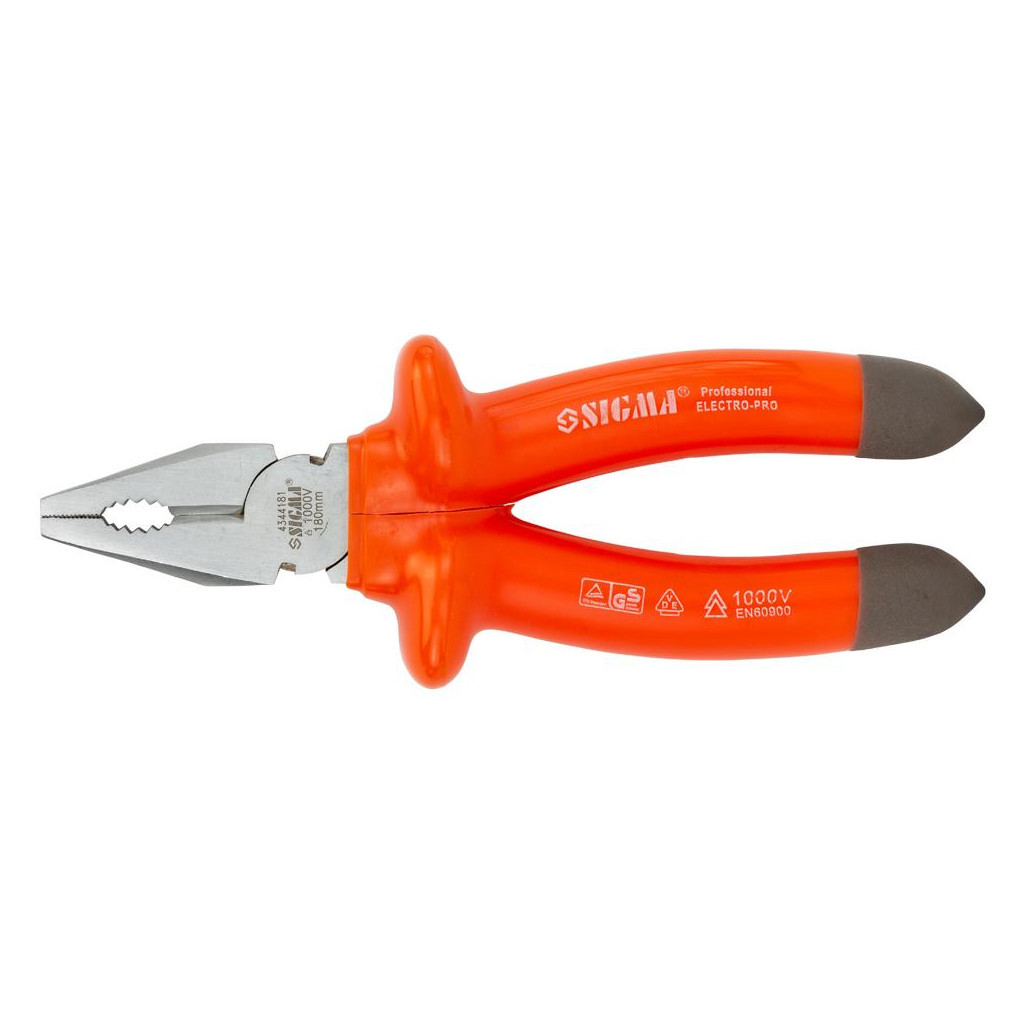 Плоскогубці Sigma діелектричні 180мм 1000В (4344181) - изображение 1