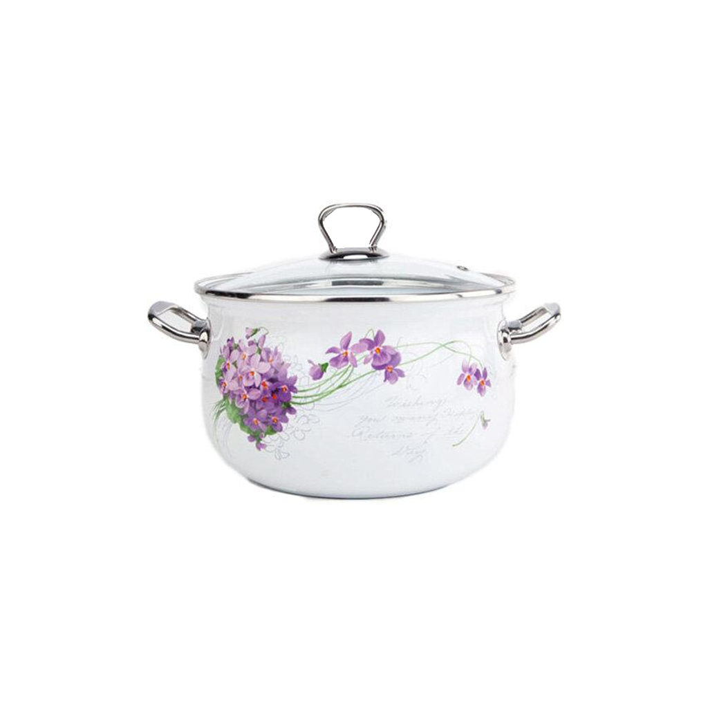 Каструля Gusto GT-T-216-L Бузкова мелодія 16 см 2,1 л (87720) - зображення 1