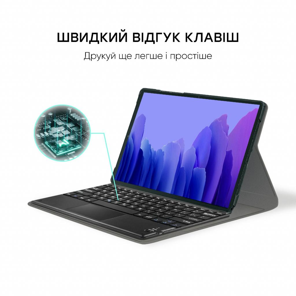 Чохол до планшета AirOn Premium Samsung Galaxy Tab A7 T500 Bluetooth keyboard touchp (4822352781055) - зображення 6