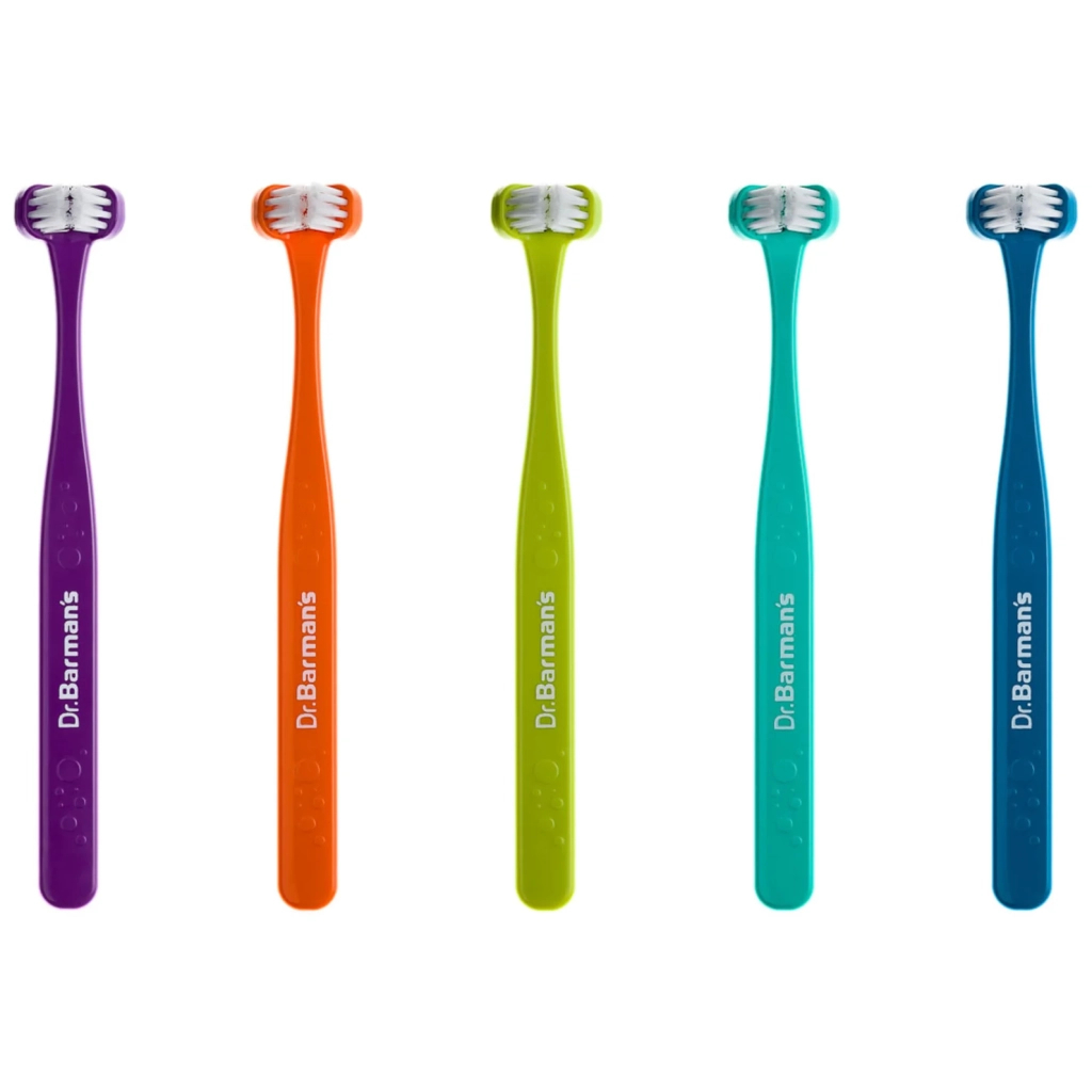 Дитяча зубна щітка Dr. Barman's Superbrush (Dentaco AG), 9603210000, тристороння (від 0-6 років), бірюзова (8.121/6) - зображення 3
