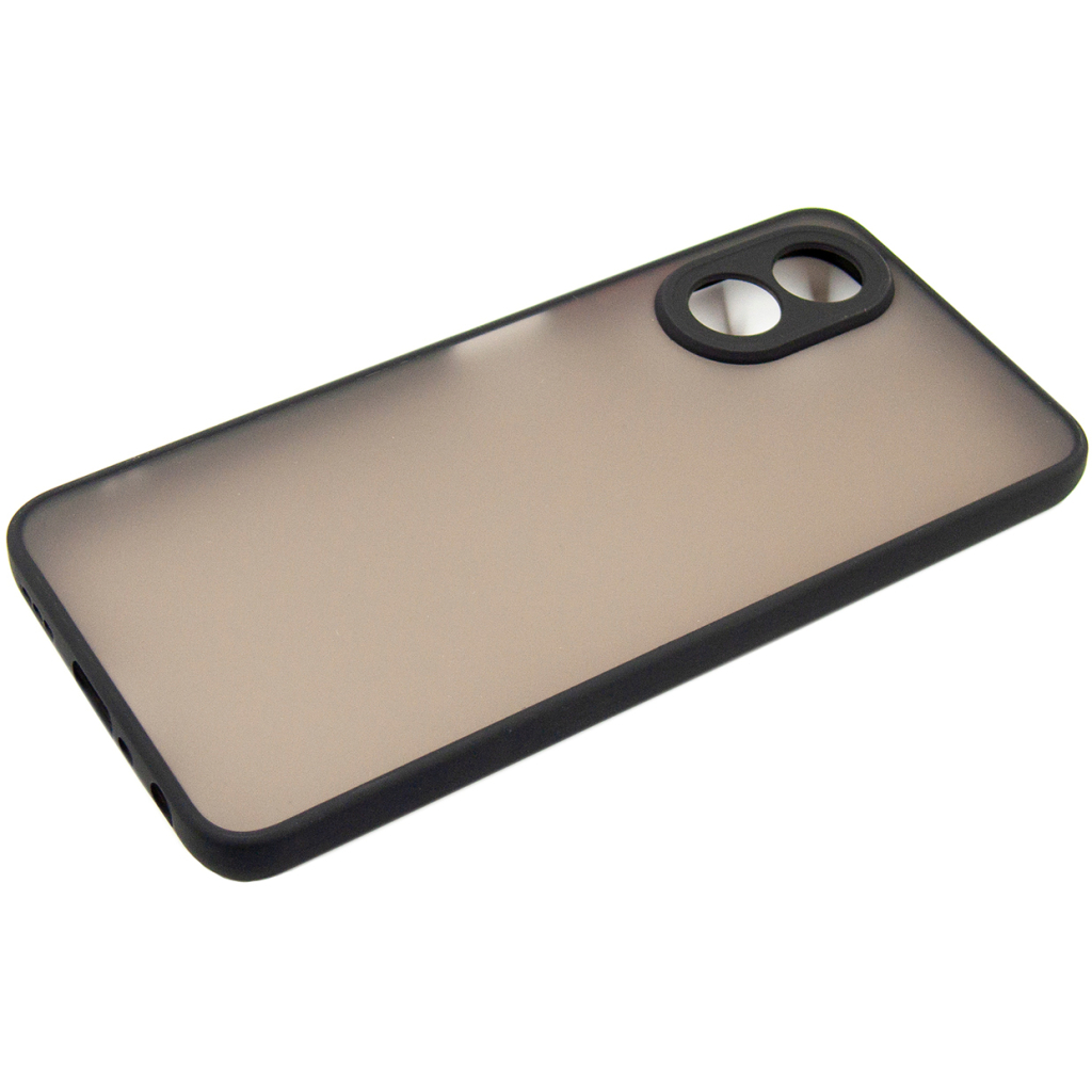 Чохол до мобільного телефона Dengos Matte OPPO A18 (black) (DG-TPU-MATT-135) - зображення 4