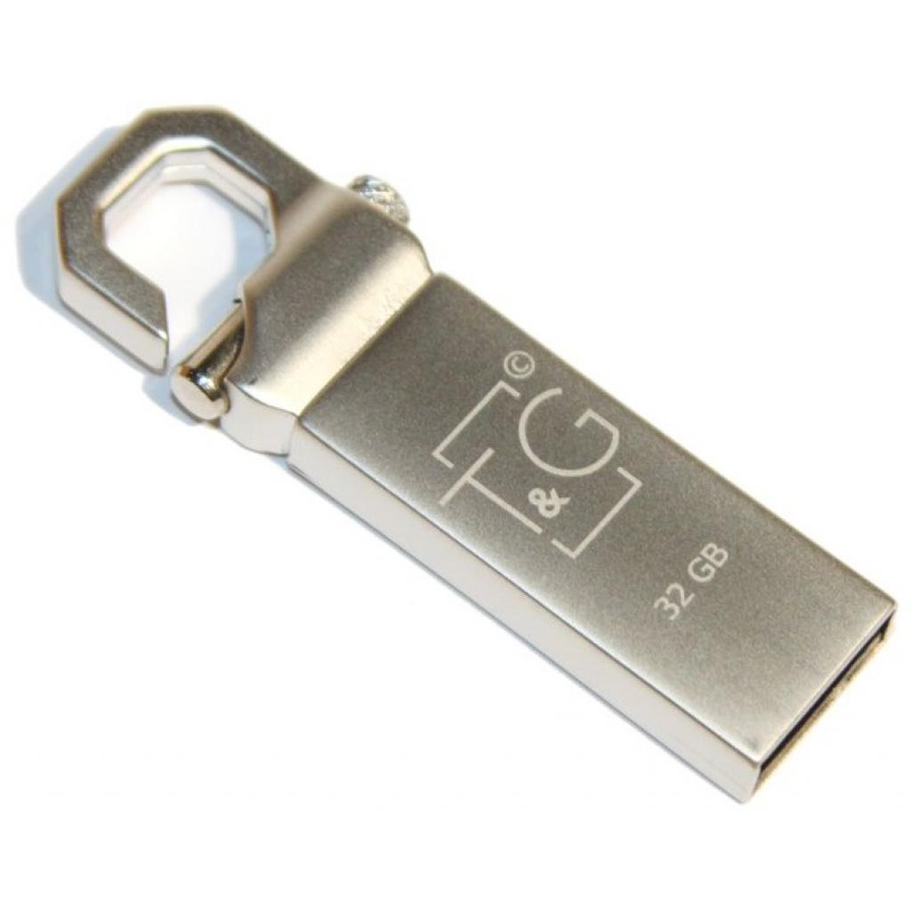 USB флеш накопичувач T&G 32GB 027 Metal Series Silver USB 2.0 (TG027-32G) - зображення 1