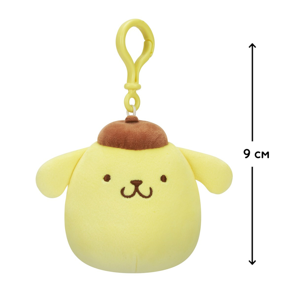 М'яка іграшка Squishmallows на кліпсі - Помпомпурін 9 см (SQSN00273) - зображення 2
