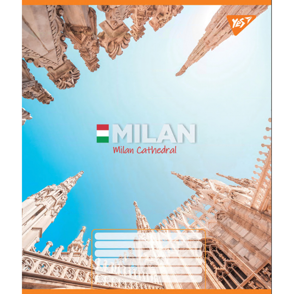 Зошит Yes Greatest cityes А5 96 аркушів клітинка (767170) - зображення 4